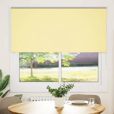 Vidaxl rolgordijn verduisterend 150x130 cm stofbreedte 146,6 cm geel