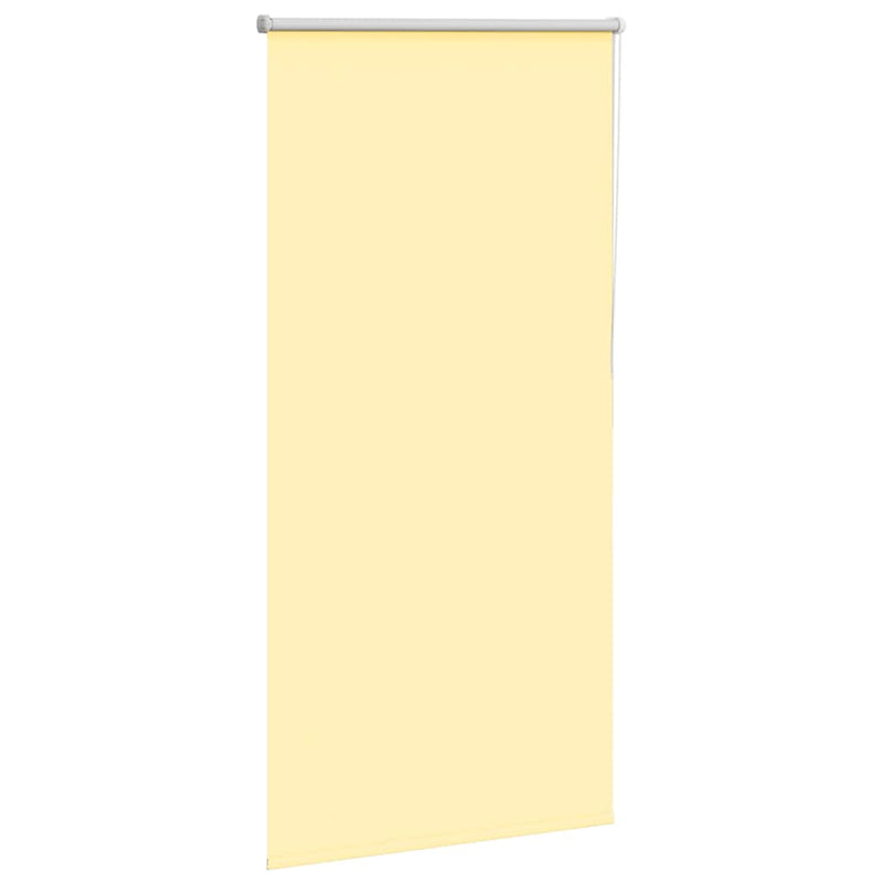 Load image into Gallery viewer, Vidaxl rolgordijn verduisterend 75x150 cm stofbreedte 70,7cm geel
