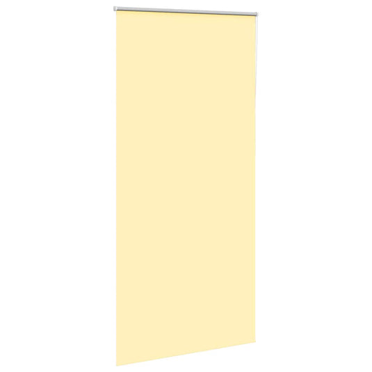 Vidaxl rolgordijn verduisterend 115x210 cm stofbreedte 110,7 cm geel