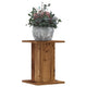 Vidaxl plantenstandaards 2 st 30x30x40 cm bewerkt hout oud houtkleurig