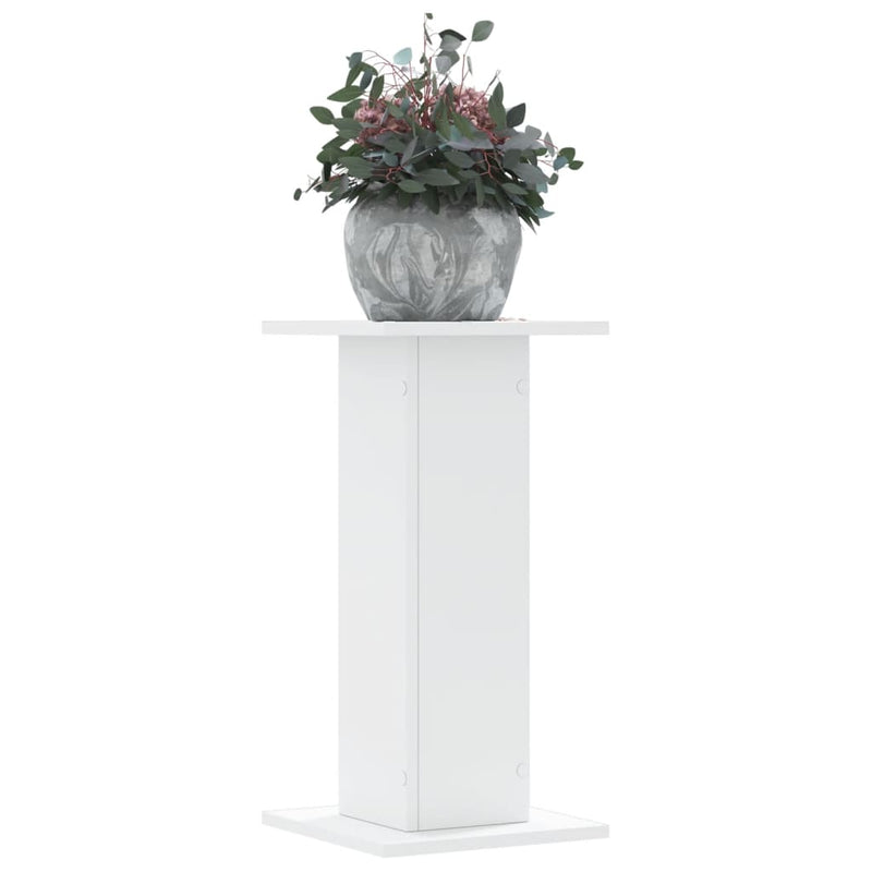 Load image into Gallery viewer, Vidaxl plantenstandaards 2 st 30x30x60 cm bewerkt hout wit
