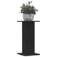 VidaXL Plantenstandaards 2 st 30x30x60 cm bewerkt hout zwart