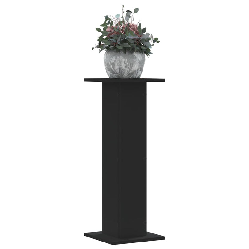 Load image into Gallery viewer, Vidaxl plantenstandaards 2 st 30x30x80 cm bewerkt hout zwart
