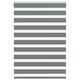 Vidaxl zebra rolgordijn 105x100 cm stofbreedte 100,9 cm donkergrijs