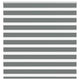 Vidaxl zebra rolgordijn 145x100 cm stofbreedte 140,9 cm donkergrijs