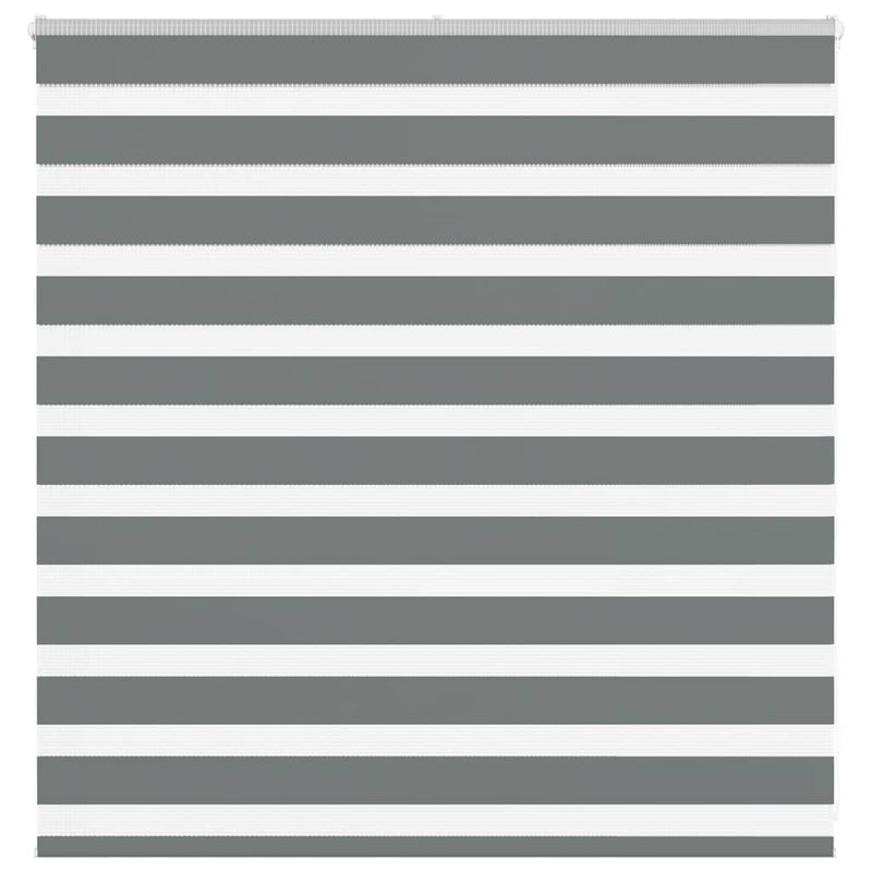 Load image into Gallery viewer, Vidaxl zebra rolgordijn 150x100 cm stofbreedte 145,9 cm donkergrijs
