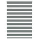 Vidaxl zebra rolgordijn 105x150 cm stofbreedte 100,9 cm donkergrijs
