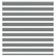 Vidaxl zebra rolgordijn 140x150 cm stofbreedte 135,9 cm donkergrijs