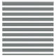 Vidaxl zebra rolgordijn 150x150 cm stofbreedte 145,9 cm donkergrijs