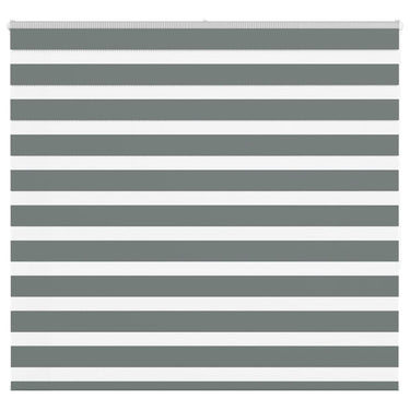 Vidaxl zebra rolgordijn 155x150 cm stofbreedte 150,9 cm donkergrijs