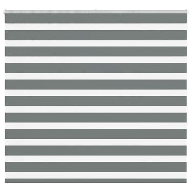 Vidaxl zebra rolgordijn 160x150 cm stofbreedte 155,9 cm donkergrijs
