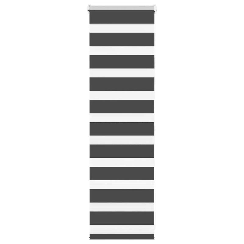 Load image into Gallery viewer, Vidaxl zebra rolgordijn 50x100 cm stofbreedte 45,9cm zwart
