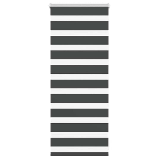 Vidaxl zebra rolgordijn 60x100 cm stofbreedte zwart 55,9 cm