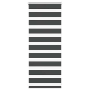 Vidaxl zebra rolgordijn 65x100 cm stofbreedte 60,9 cm zwart