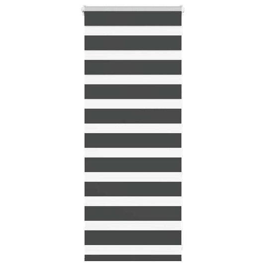 Vidaxl zebra rolgordijn 65x100 cm stofbreedte 60,9 cm zwart