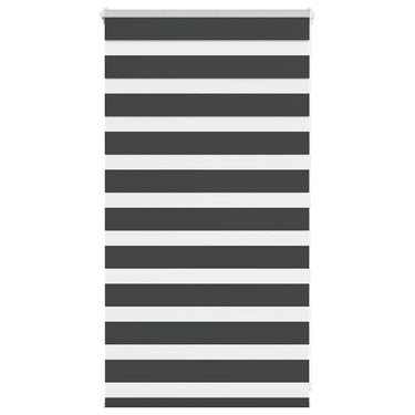 Vidaxl zebra rolgordijn 70x100 cm stofbreedte 65,9 cm zwart