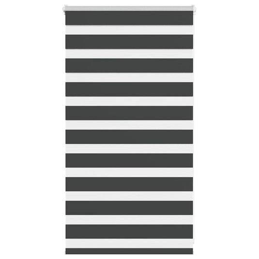 Vidaxl zebra rolgordijn 70x100 cm stofbreedte 65,9 cm zwart