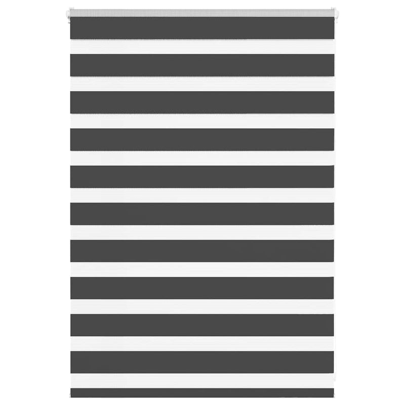 Load image into Gallery viewer, Vidaxl zebra rolgordijn 95x100 cm stofbreedte 90,9 cm zwart
