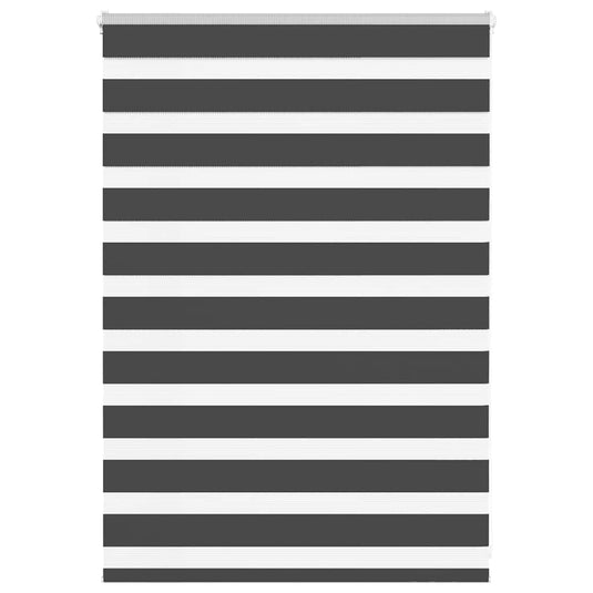 Vidaxl zebra rolgordijn 95x100 cm stofbreedte 90,9 cm zwart