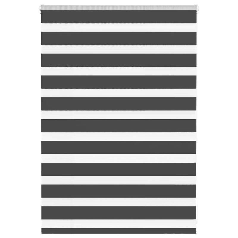 Load image into Gallery viewer, Vidaxl zebra rolgordijn 110x100 cm stofbreedte 105,9 cm zwart
