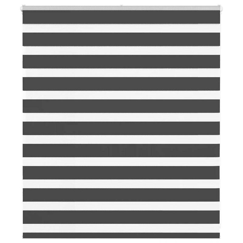 Load image into Gallery viewer, Vidaxl zebra rolgordijn 135x100 cm stofbreedte 130,9 cm zwart
