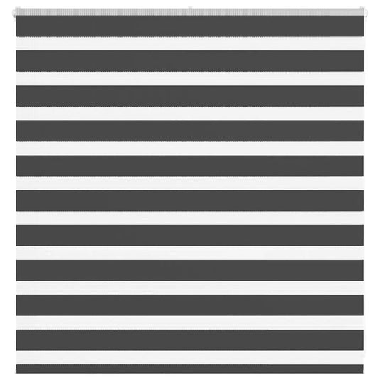 Vidaxl zebra rolgordijn 145x100 cm stofbreedte 140,9 cm zwart