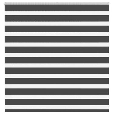 Vidaxl zebra rolgordijn 150x100 cm stofbreedte 145,9 cm zwart