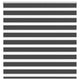 Vidaxl zebra rolgordijn 150x100 cm stofbreedte 145,9 cm zwart