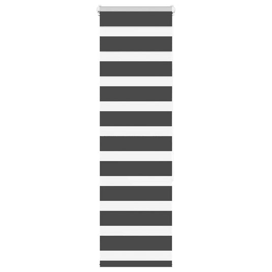 Vidaxl zebra rolgordijn 40x150 cm stofbreedte 35,9 cm zwart