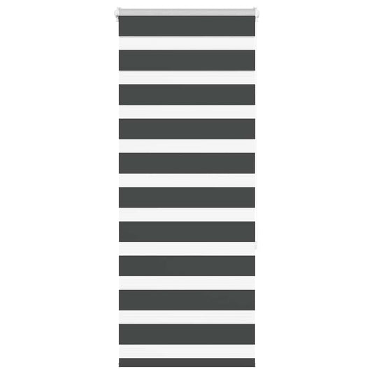 Vidaxl zebra rolgordijn 65x150 cm stofbreedte 60,9 cm zwart