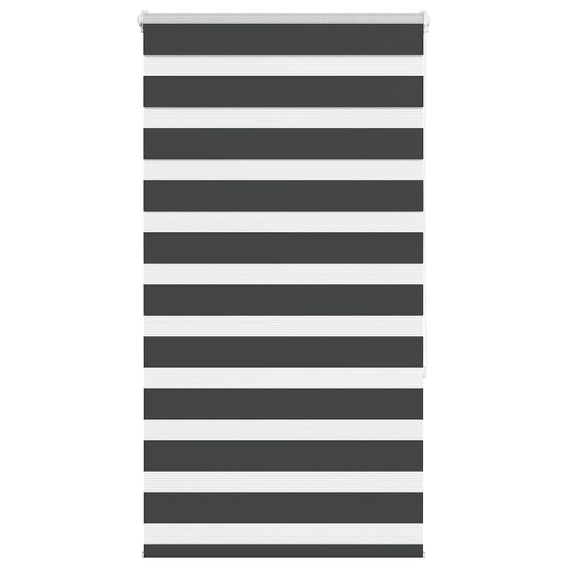 Load image into Gallery viewer, Vidaxl zebra rolgordijn 70x150 cm stofbreedte 65,9 cm zwart
