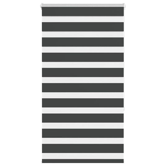 Vidaxl zebra rolgordijn 70x150 cm stofbreedte 65,9 cm zwart