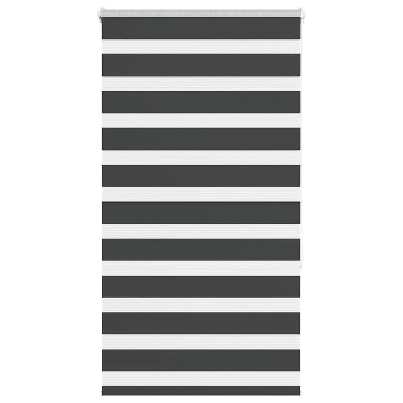 Load image into Gallery viewer, Vidaxl zebra rolgordijn 85x150 cm stofbreedte 80,9 cm zwart
