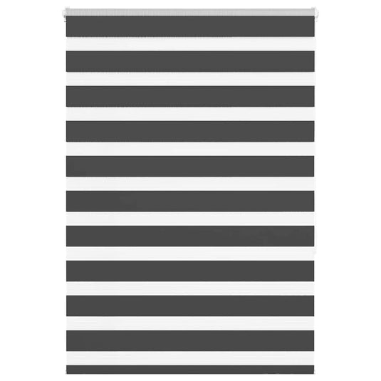 Vidaxl zebra rolgordijn 95x150 cm stofbreedte 90,9 cm zwart