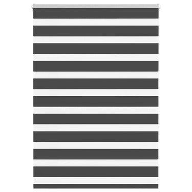 Vidaxl zebra rolgordijn 115x150 cm stofbreedte 110,9 cm zwart
