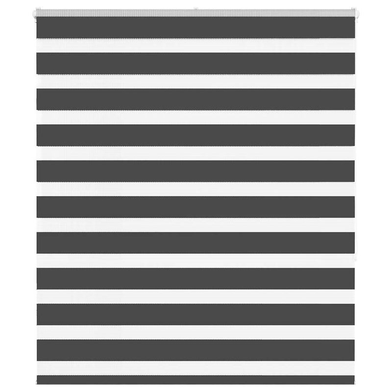 Load image into Gallery viewer, Vidaxl zebra rolgordijn 130x150 cm stofbreedte 125,9 cm zwart
