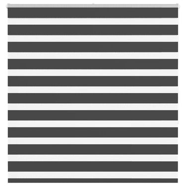 Vidaxl zebra rolgordijn 140x150 cm stofbreedte 135,9 cm zwart