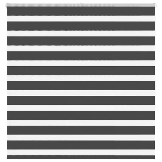 Vidaxl zebra rolgordijn 140x150 cm stofbreedte 135,9 cm zwart