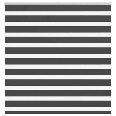 Vidaxl zebra rolgordijn 150x150 cm stofbreedte 145,9 cm zwart