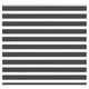 Vidaxl zebra rolgordijn 160x150 cm stofbreedte 155,9 cm zwart