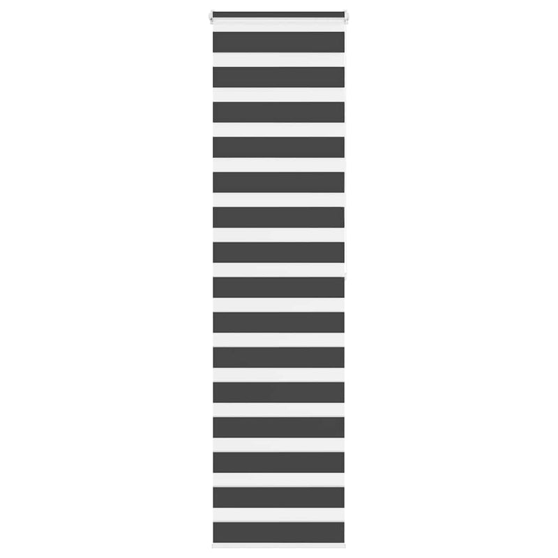 Load image into Gallery viewer, Vidaxl zebra rolgordijn 60x200 cm stofbreedte zwart 55,9 cm

