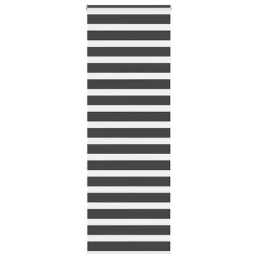 Vidaxl zebra rolgordijn 85x200 cm stofbreedte 80,9 cm zwart