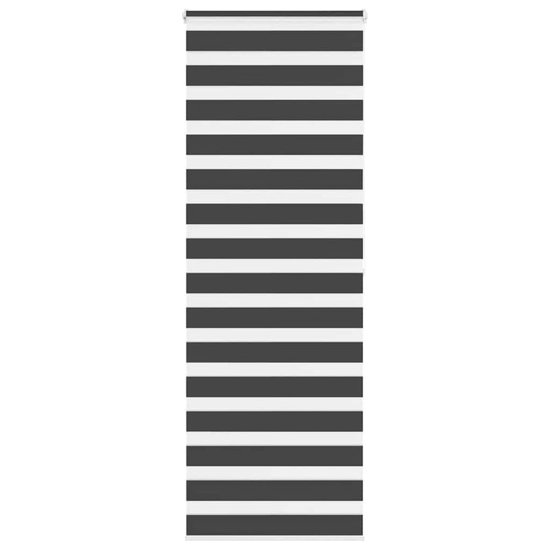 Load image into Gallery viewer, Vidaxl zebra rolgordijn 85x200 cm stofbreedte 80,9 cm zwart
