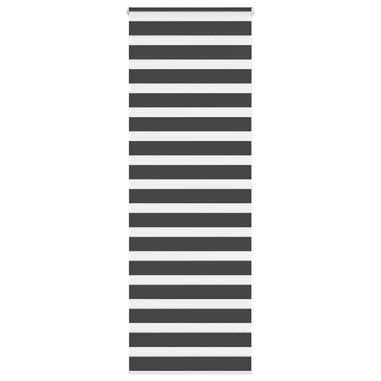 Vidaxl zebra rolgordijn 85x200 cm stofbreedte 80,9 cm zwart