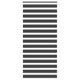 Vidaxl zebra rolgordijn 95x200 cm stofbreedte 90,9 cm zwart
