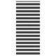 Vidaxl zebra rolgordijn 105x200 cm stofbreedte 100,9 cm zwart