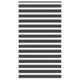 Vidaxl zebra rolgordijn 130x200 cm stofbreedte 125,9 cm zwart