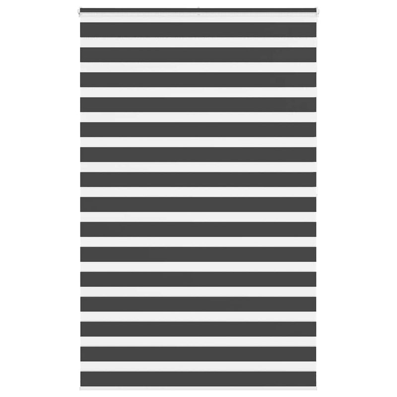 Load image into Gallery viewer, Vidaxl zebra rolgordijn 150x200 cm stofbreedte 145,9 cm zwart
