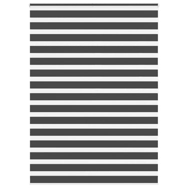Vidaxl zebra rolgordijn 160x200 cm stofbreedte 155,9 cm zwart