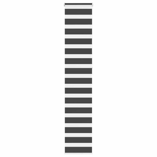 Vidaxl zebra rolgordijn 40x230 cm stofbreedte 35,9 cm zwart